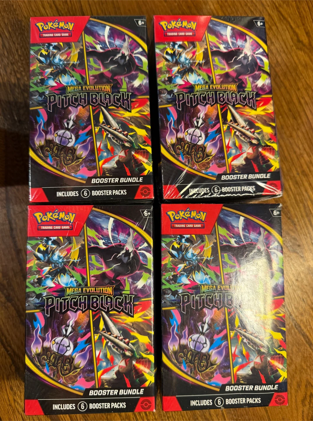🌑 Pokemon Pitch Black Booster Bundles x4 🌑