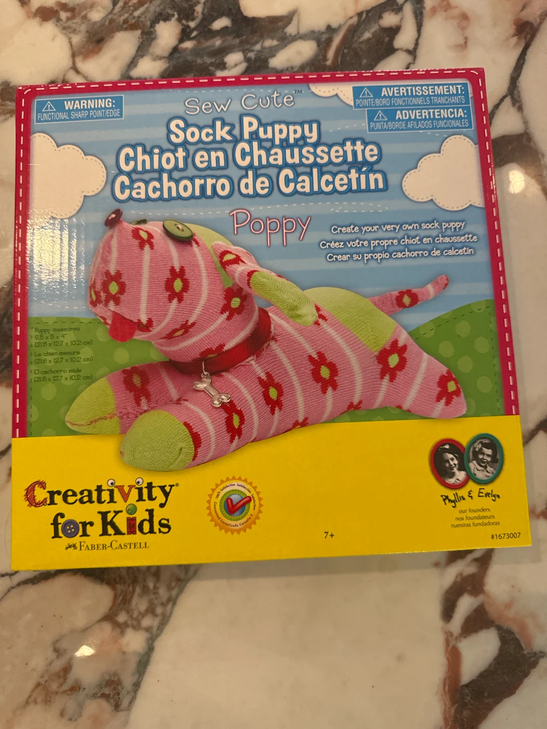Sew Cute Sock Puppy Kit/ruffle scarf