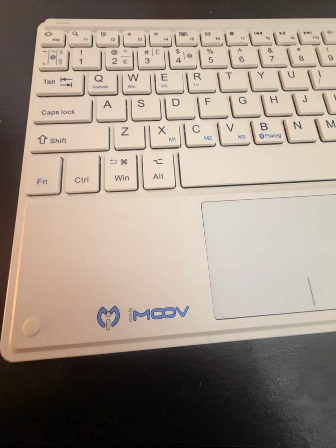 iMOOV White Wireless Keyboard with Touchpad - photo 4