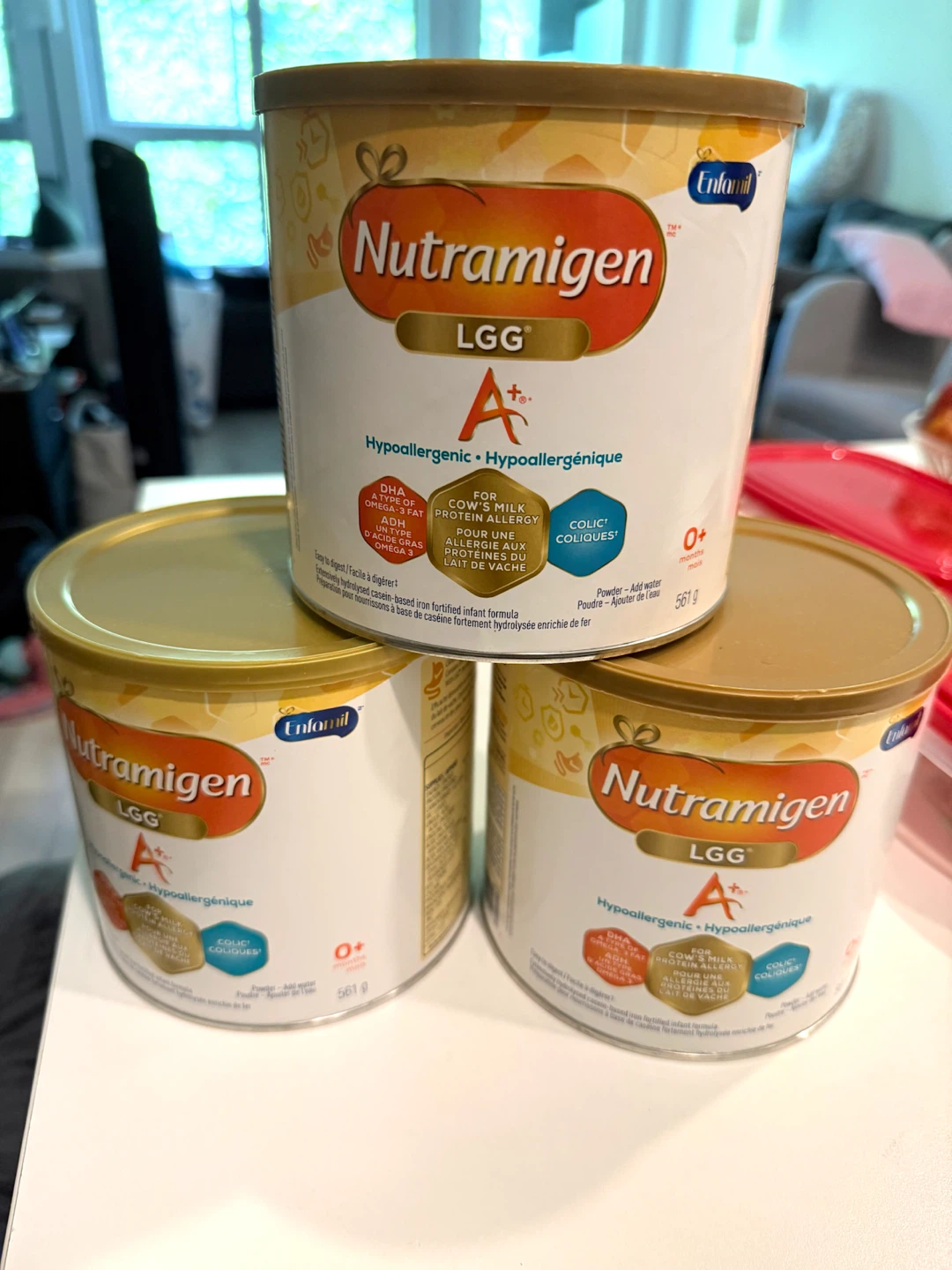 Nutramigen LGG Hypoallergenic Infant Formula (3 cans)
