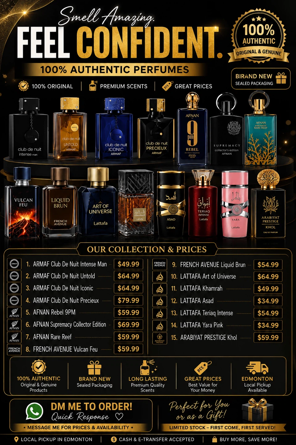 🔥 Authentic Armaf, Afnan & Lattafa Perfumes | Best Prices  🔥