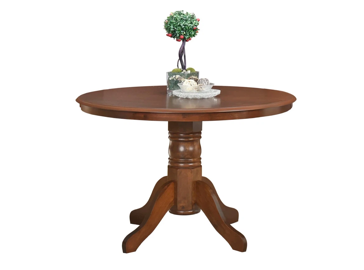Brand New Malaysian Wood Round Dining Table – New in Box - photo 3