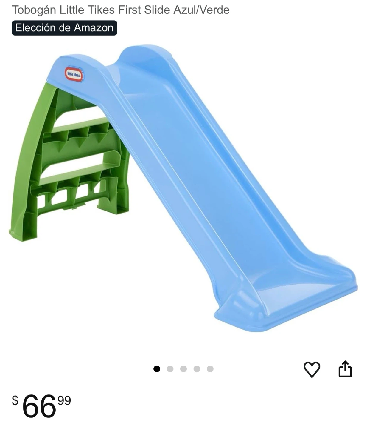 Little Tikes First Slide - Blue & Green