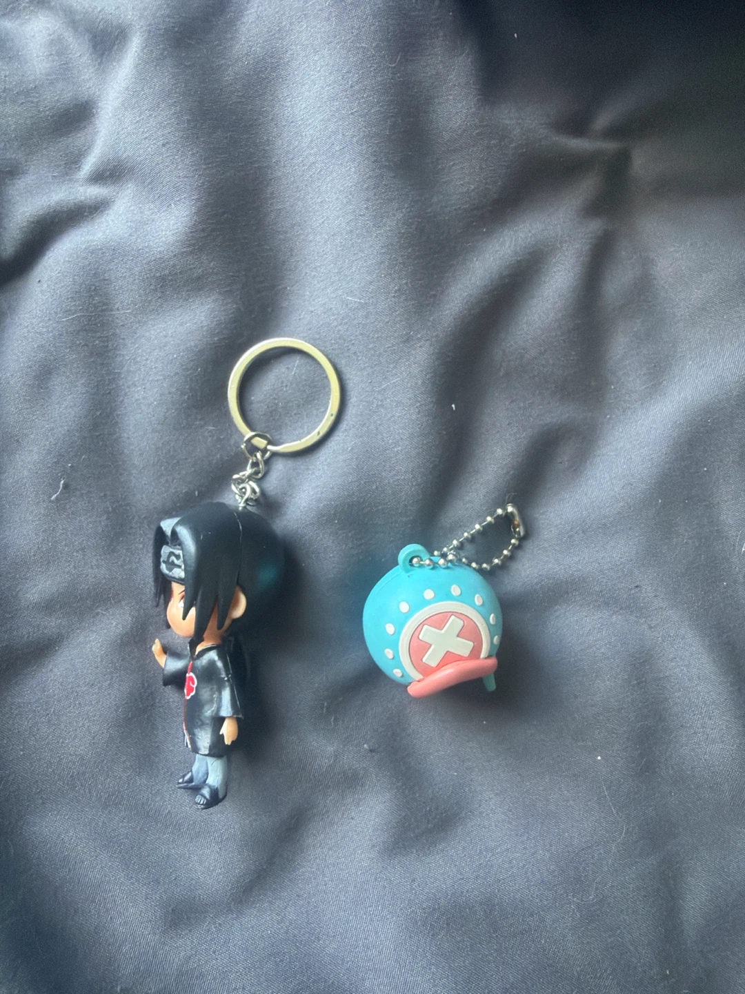 Naruto and One Piece Keychains