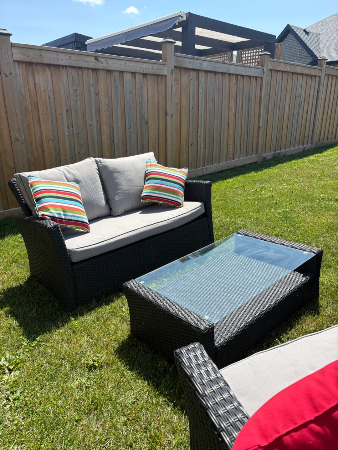 Patio Furniture Set - Chairs, Loveseat & Coffee Table - photo 2