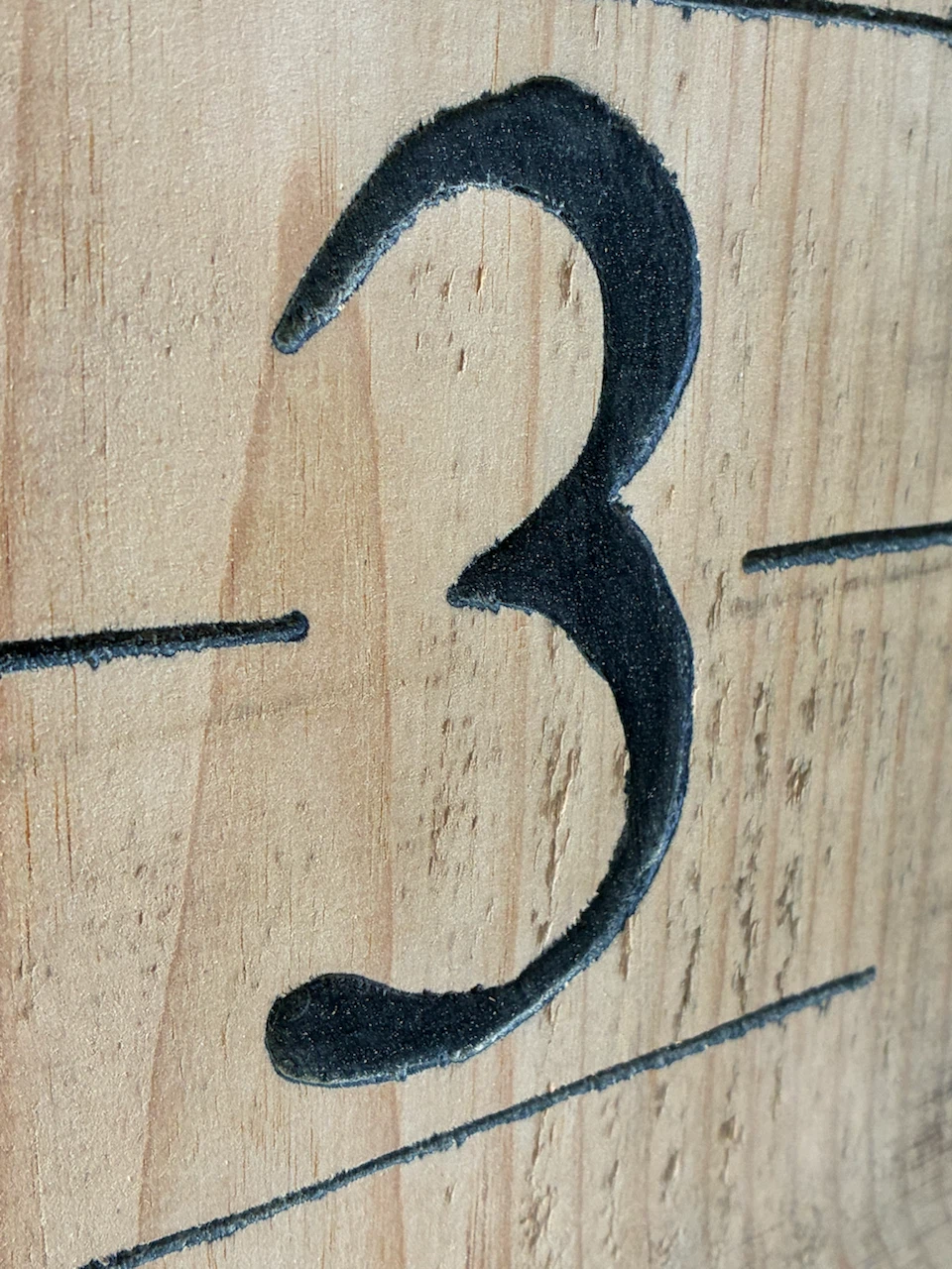 Wooden Growth Chart Ruler - photo 2