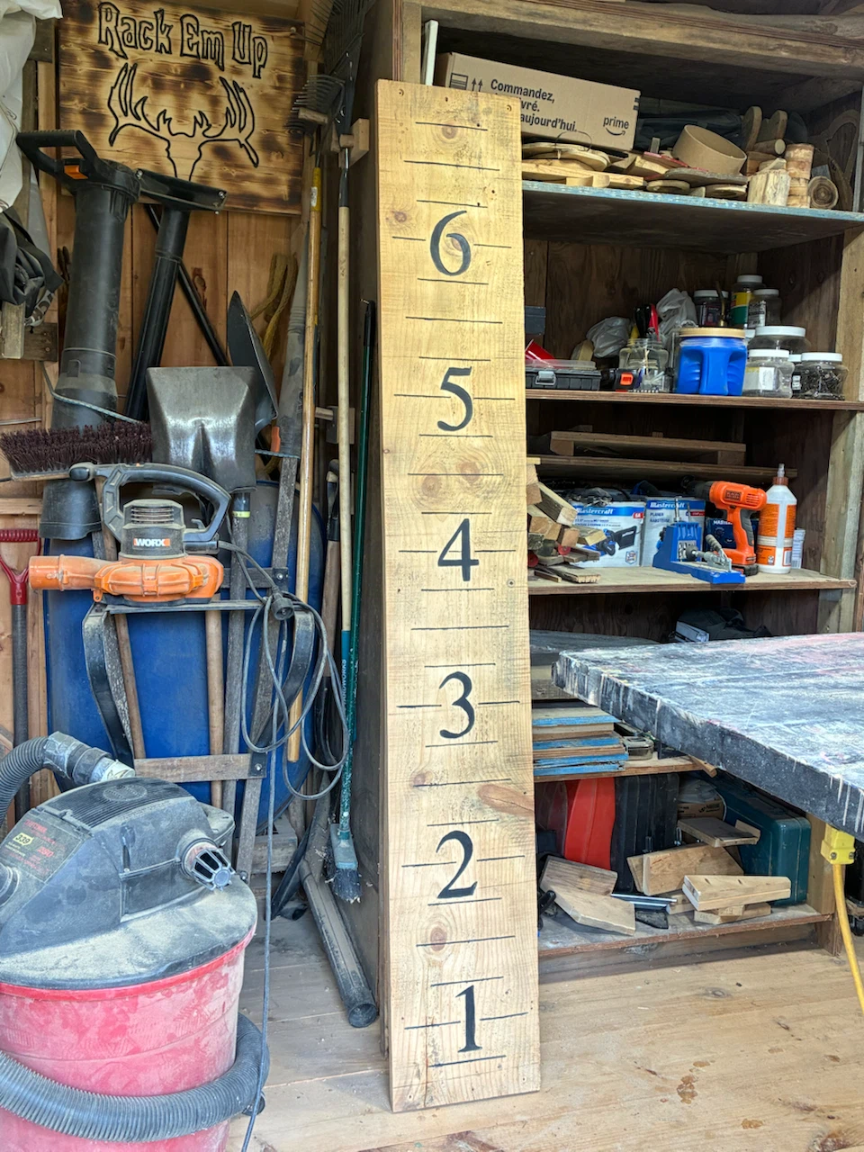 Wooden Growth Chart Ruler - photo 3