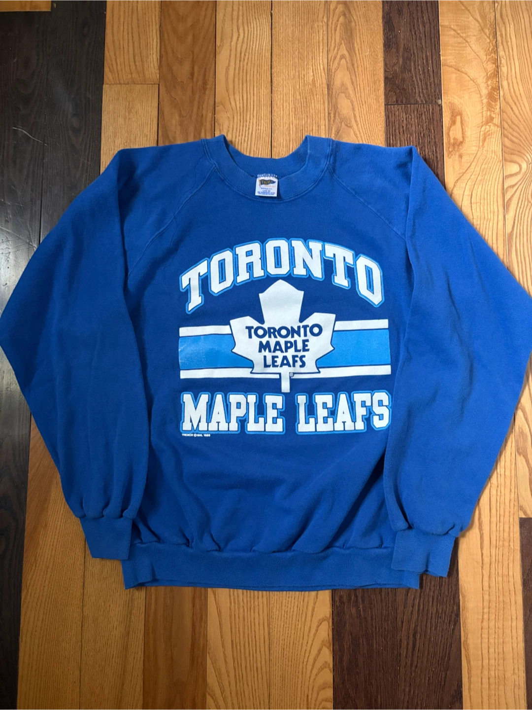 Vintage 1988 Toronto Maple Leafs crewneck L 80s NHL