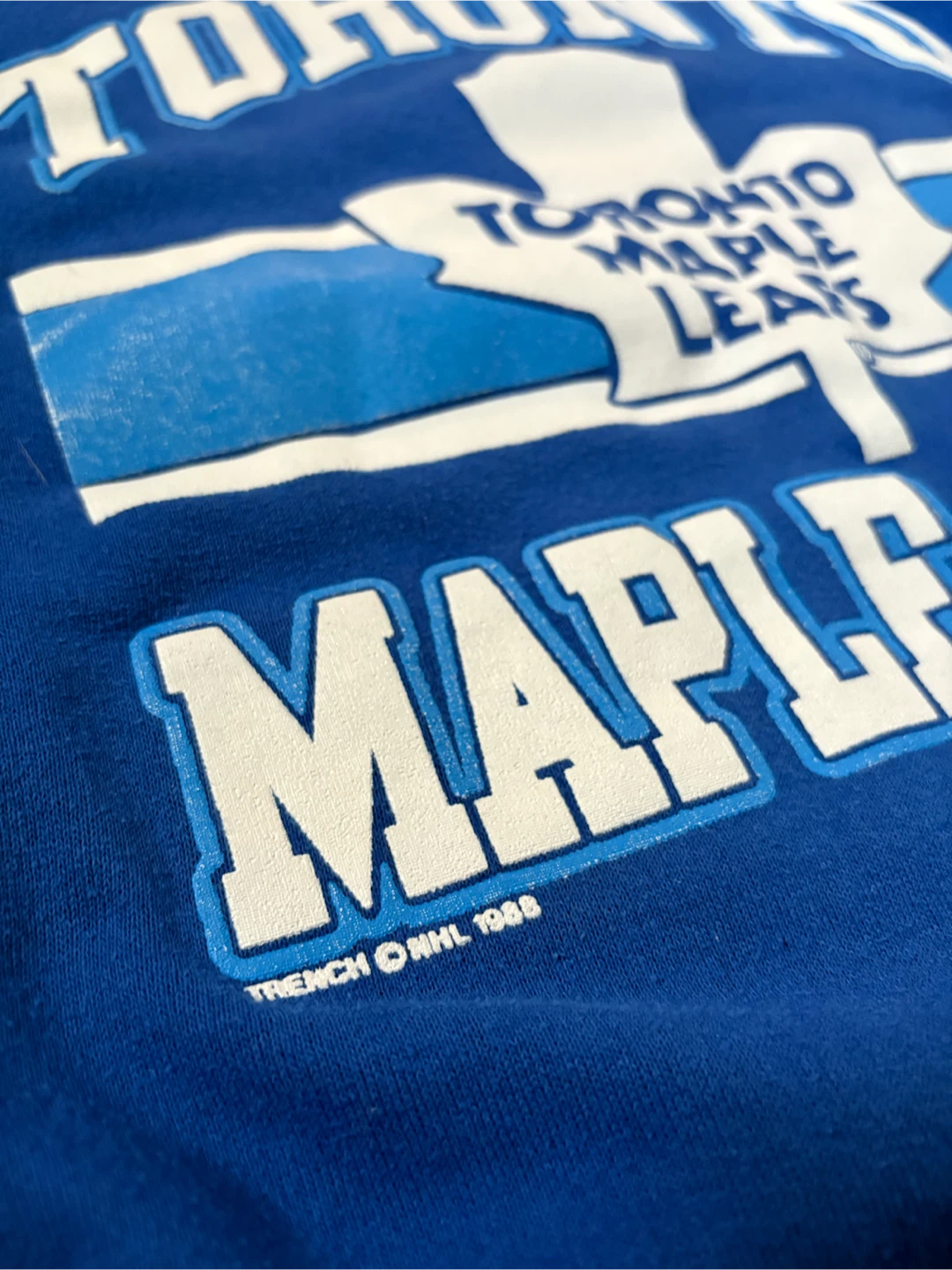 Vintage 1988 Toronto Maple Leafs crewneck L 80s NHL - photo 2