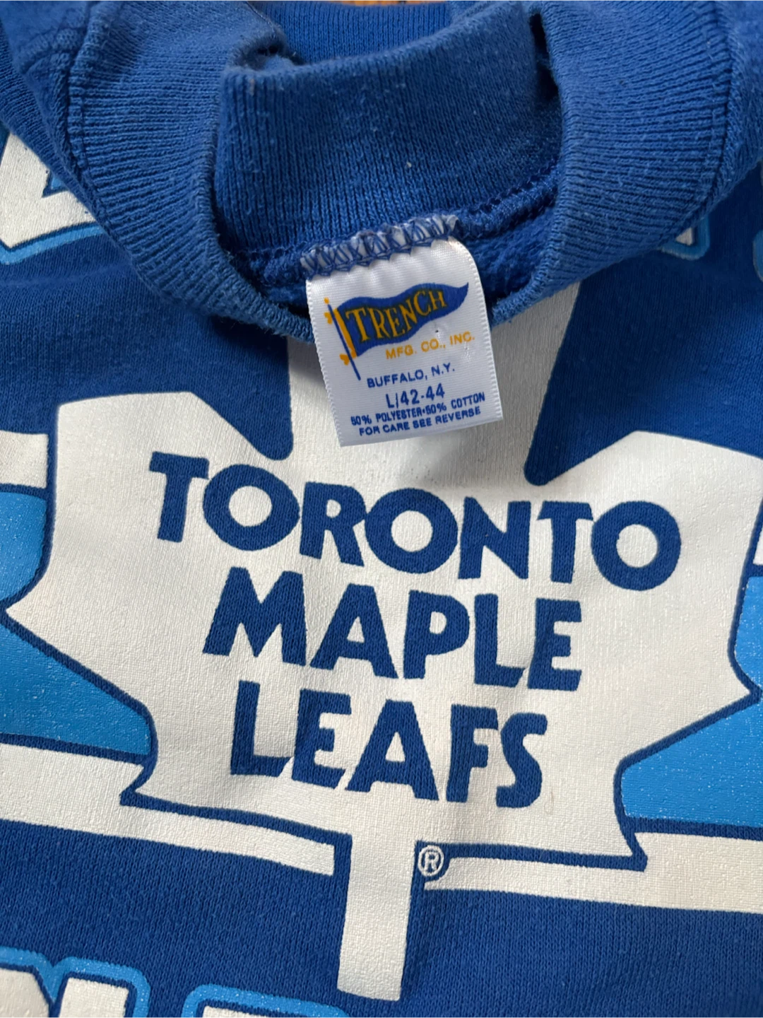 Vintage 1988 Toronto Maple Leafs crewneck L 80s NHL - photo 3