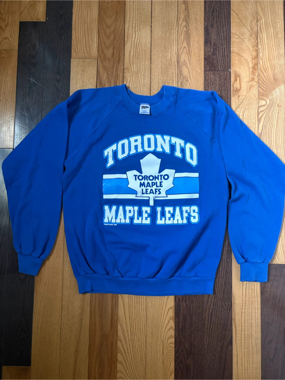 Vintage 1988 Toronto Maple Leafs crewneck L 80s NHL - photo 5