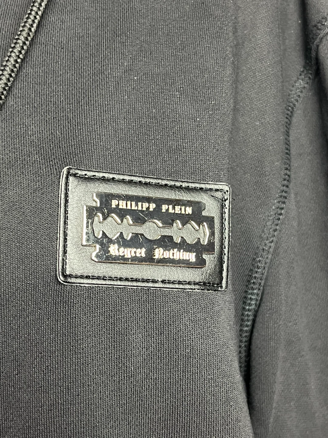 Philipp Plein Black Zip-Up Hoodie - photo 3