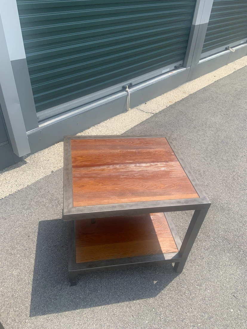 Wooden Coffee Table and End Table Set - photo 4