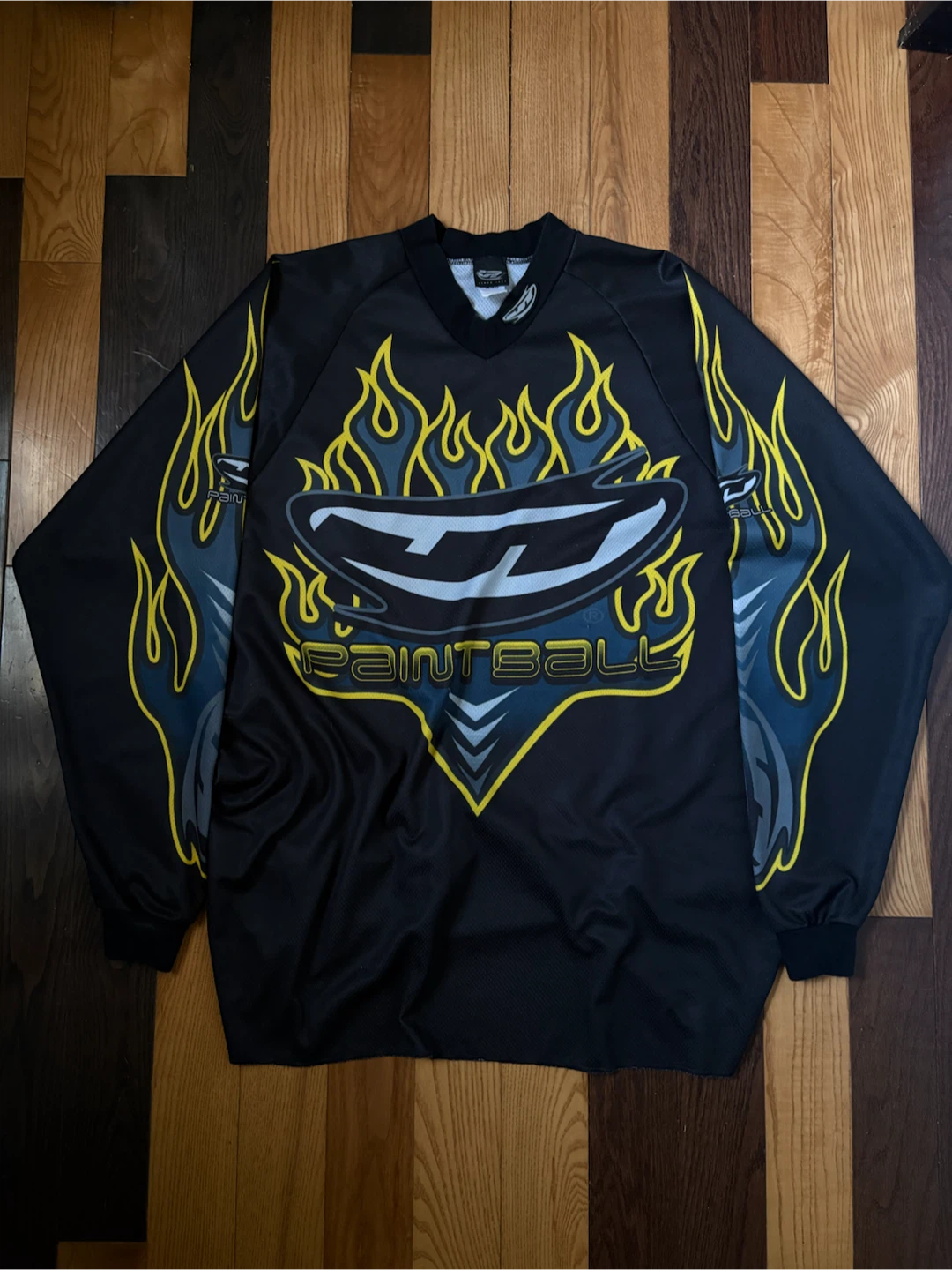 Vintage JT Paintball flame long sleeve XXL