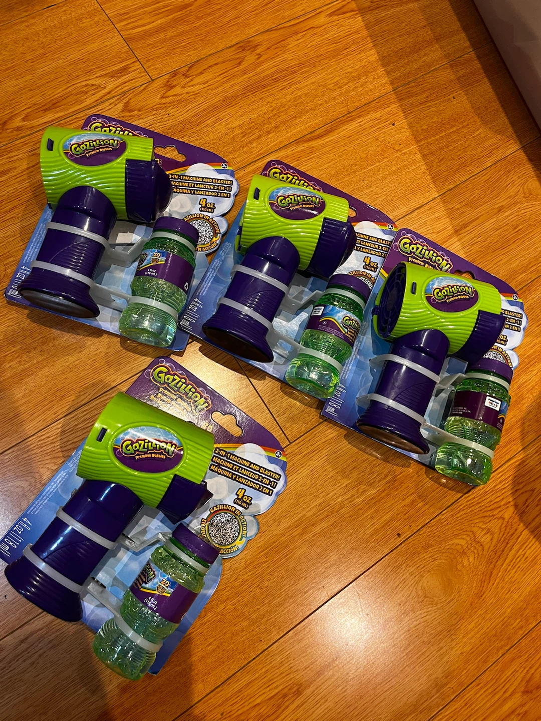 4 Gazillion Mini Hurricane Bubble Blower