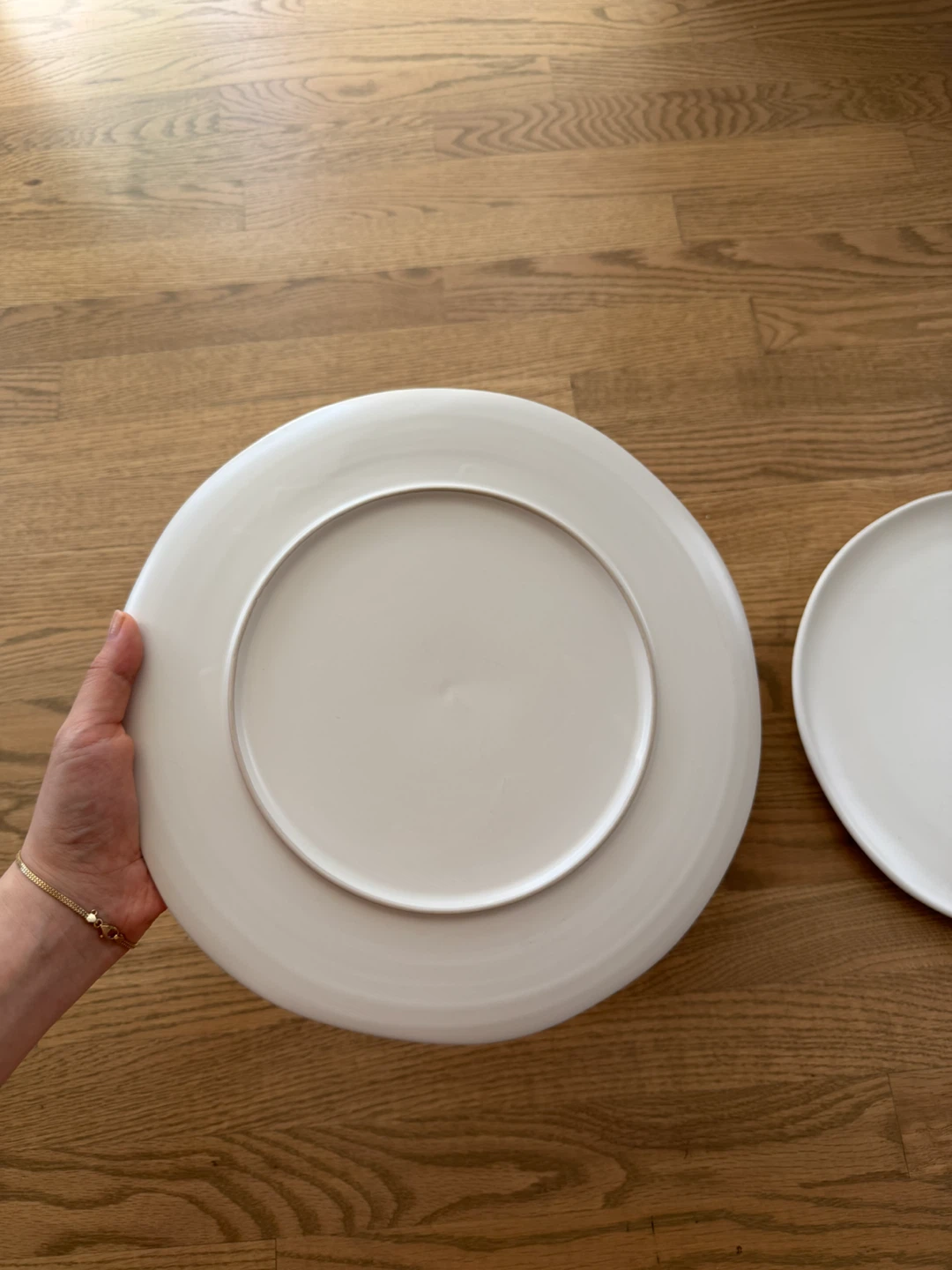 🍽️ OAK+FORT Large Modern Ceramic Dinner Plates - photo 4