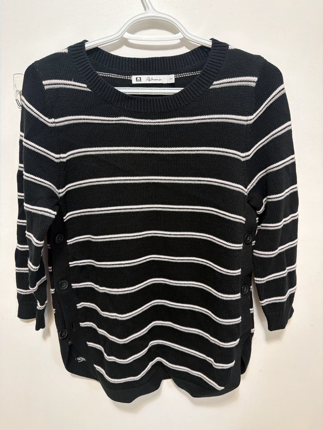 Reitmans Striped Cotton Sweater