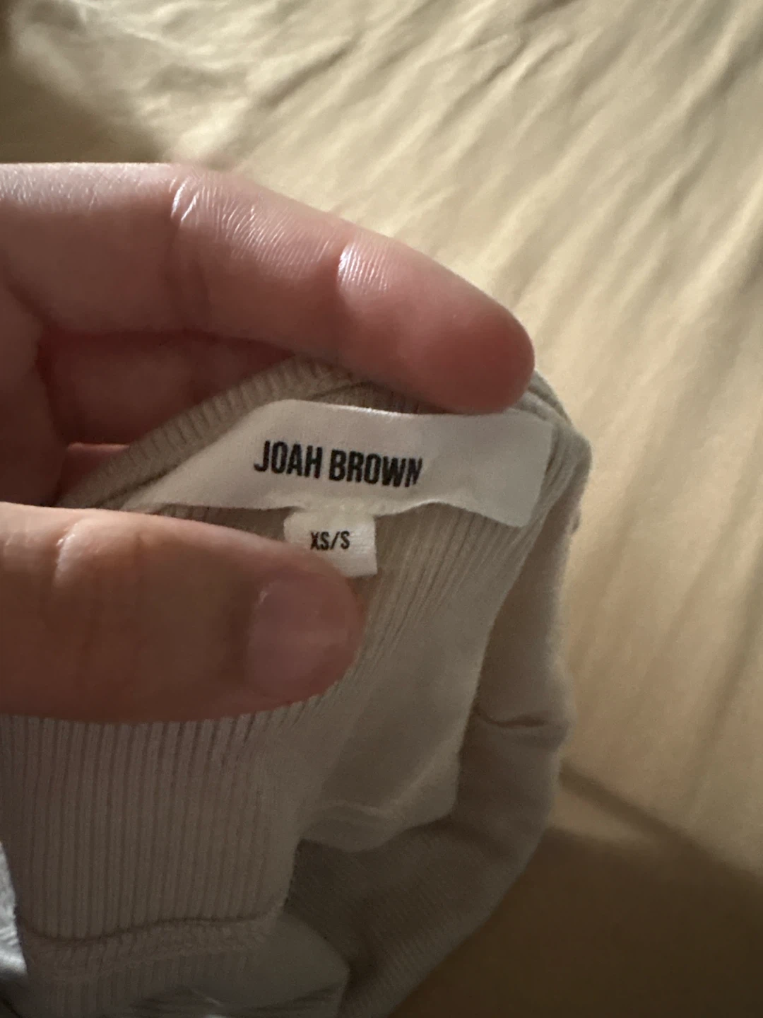 JOAH BROWN Ribbed Tank Top XS/S - photo 3