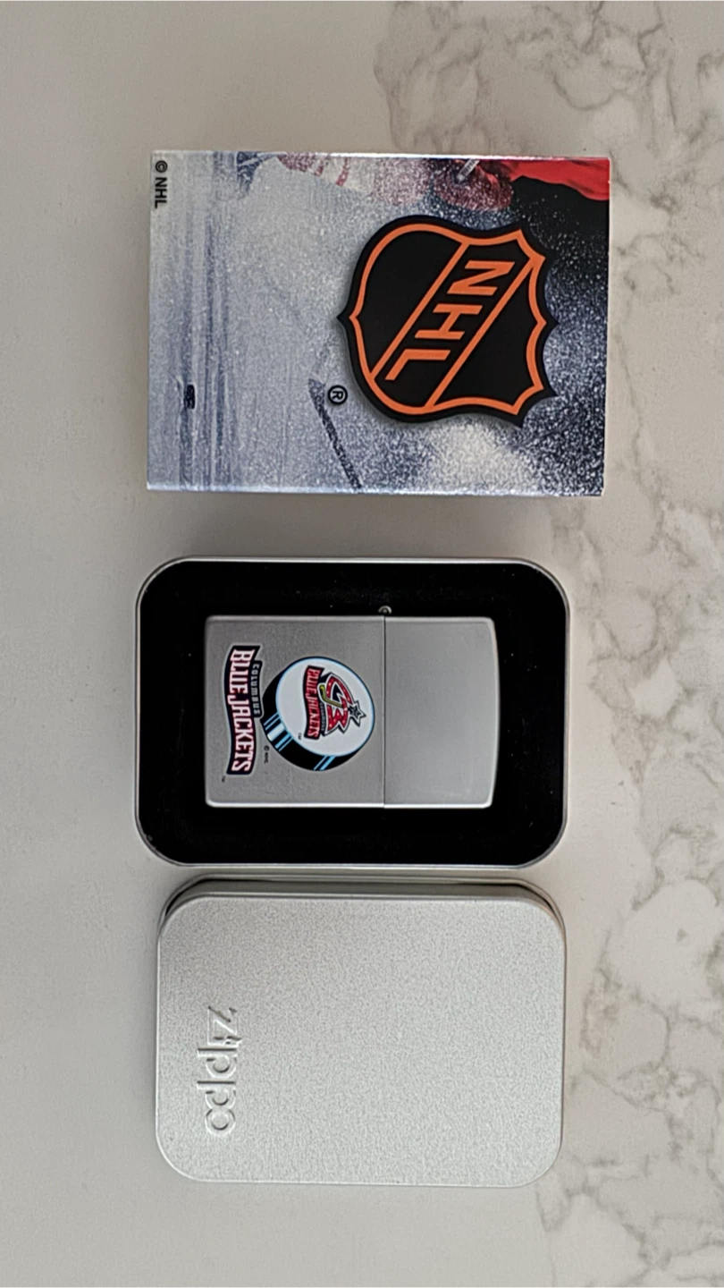 Zippo limited edition NHL Columbus Blue Jackets Lighter - photo 2