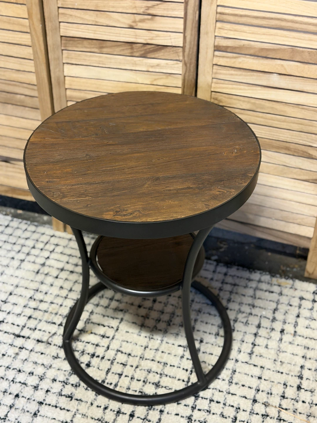 Pottery Barn Reclaimed Wood End Table - photo 4