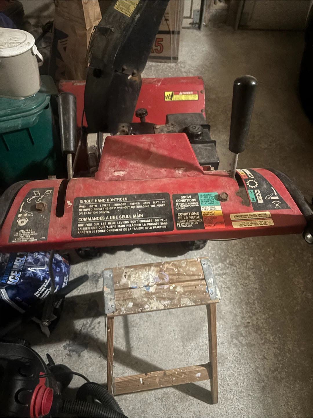 Snow king dual stage snow blower