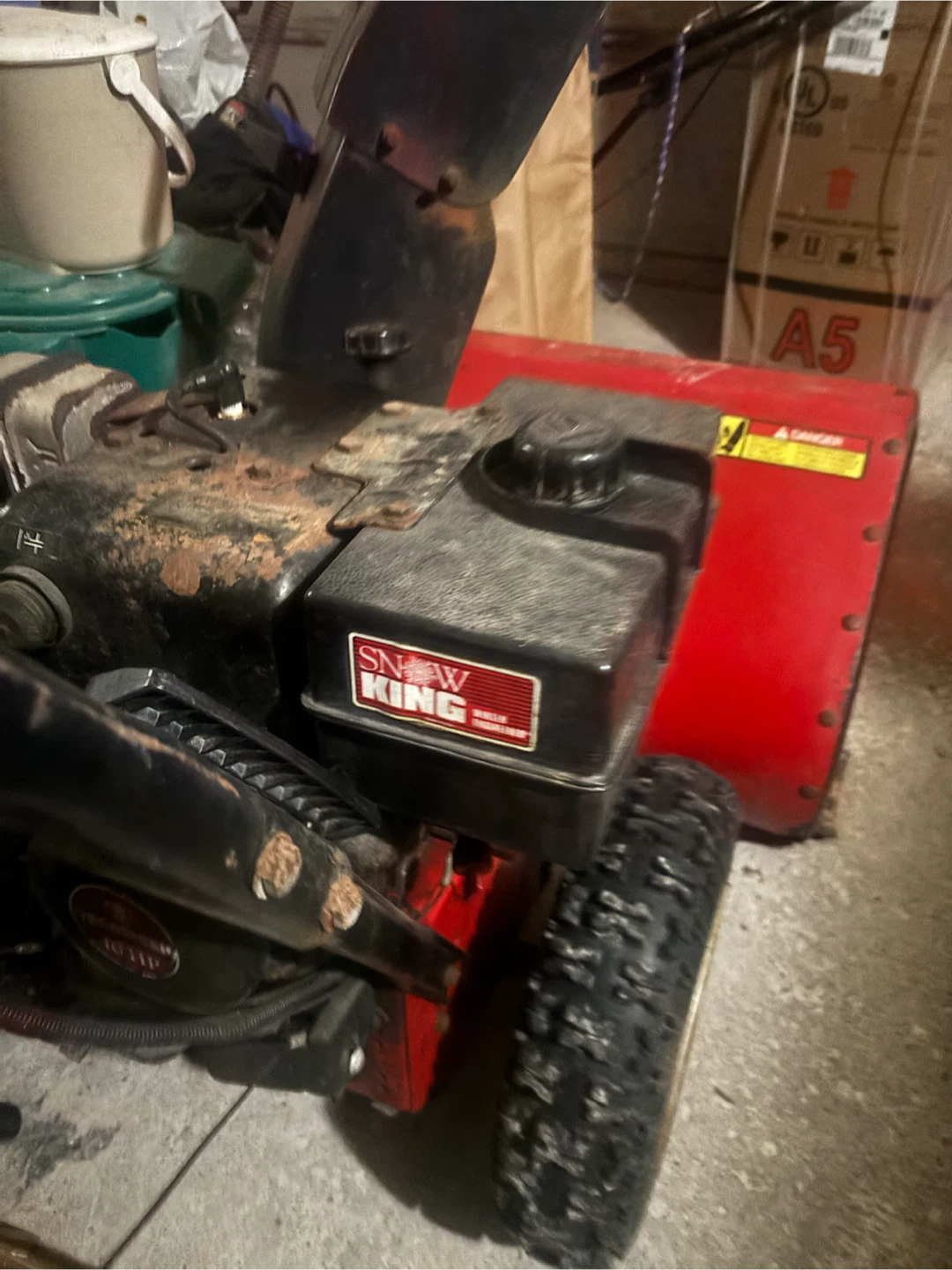 Snow king dual stage snow blower - photo 3