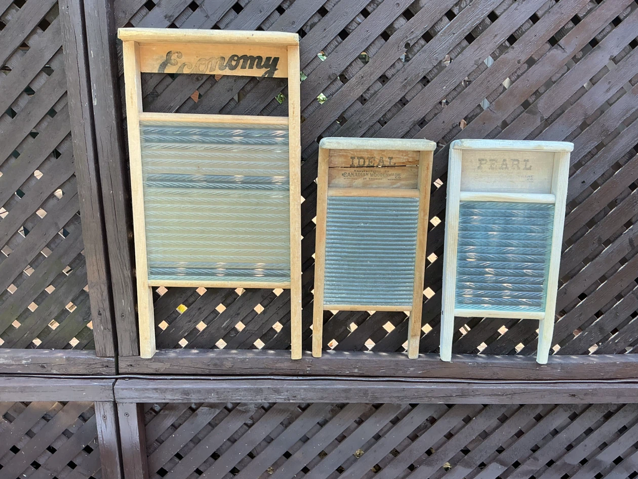 Vintage Washboards - Economy, Ideal, and Pearl
