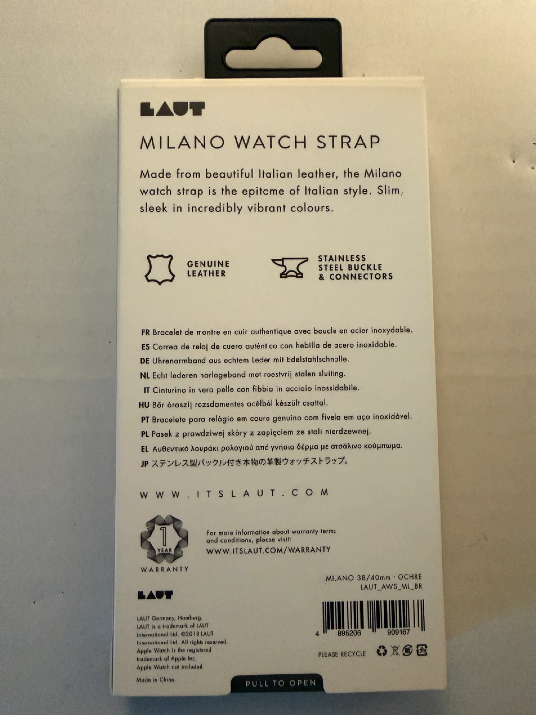 LAUT Milano Watch Strap for Apple Watch 38/40mm - photo 2