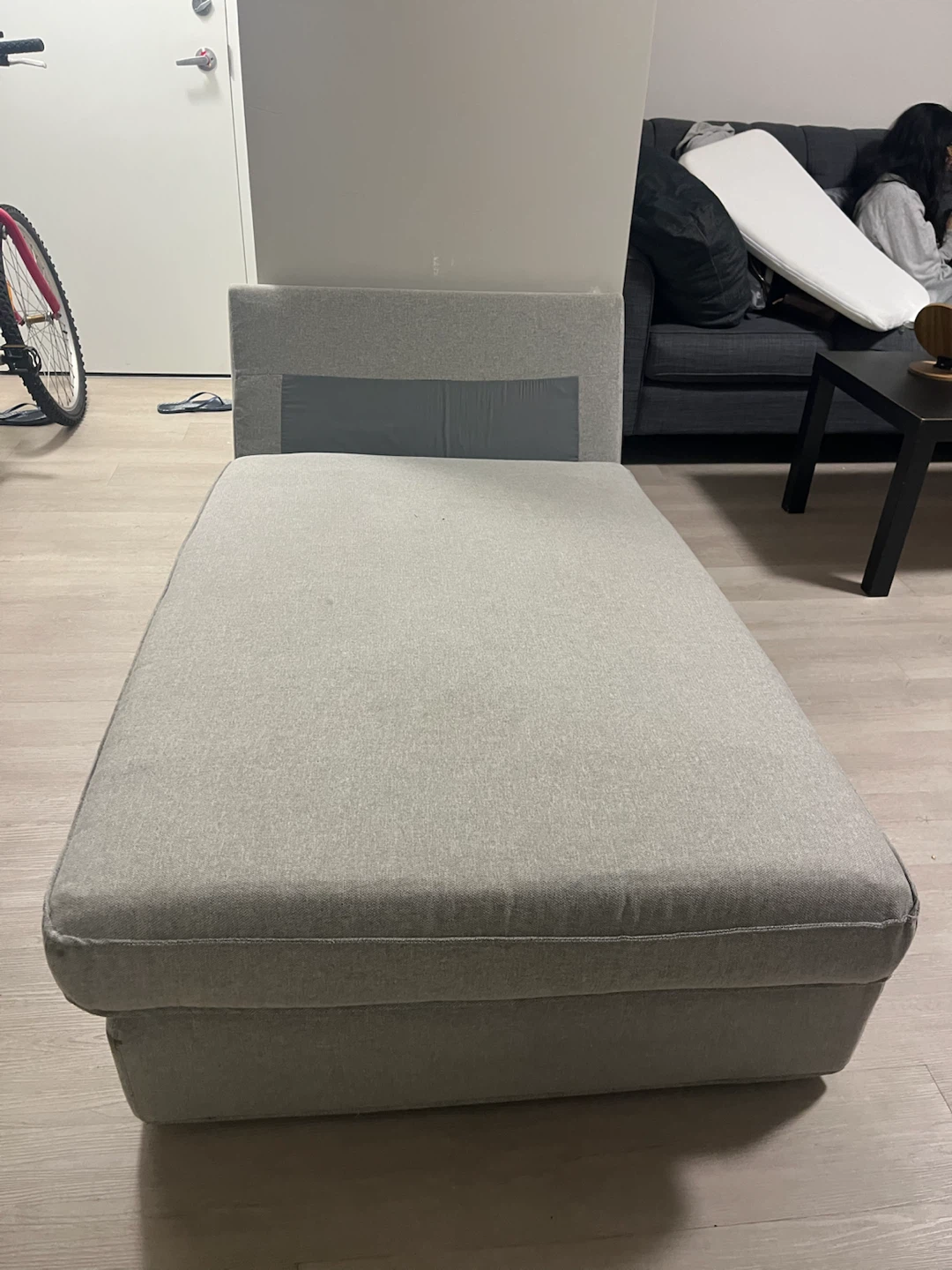 IKEA Grey Chaise Lounge - photo 4