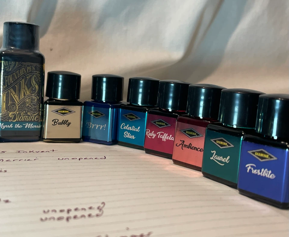 Diamine 2025 Inkvent Calendar Fountain Pen Ink Set - photo 2