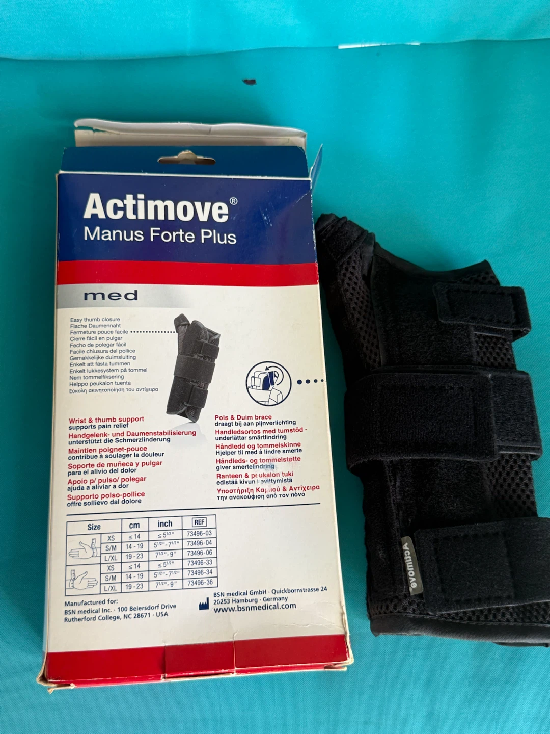 Actimove Manus Forte Plus Wrist & Thumb Brace - photo 2