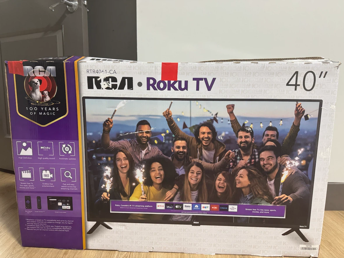 RCA 40" Roku LED FHD Smart TV
