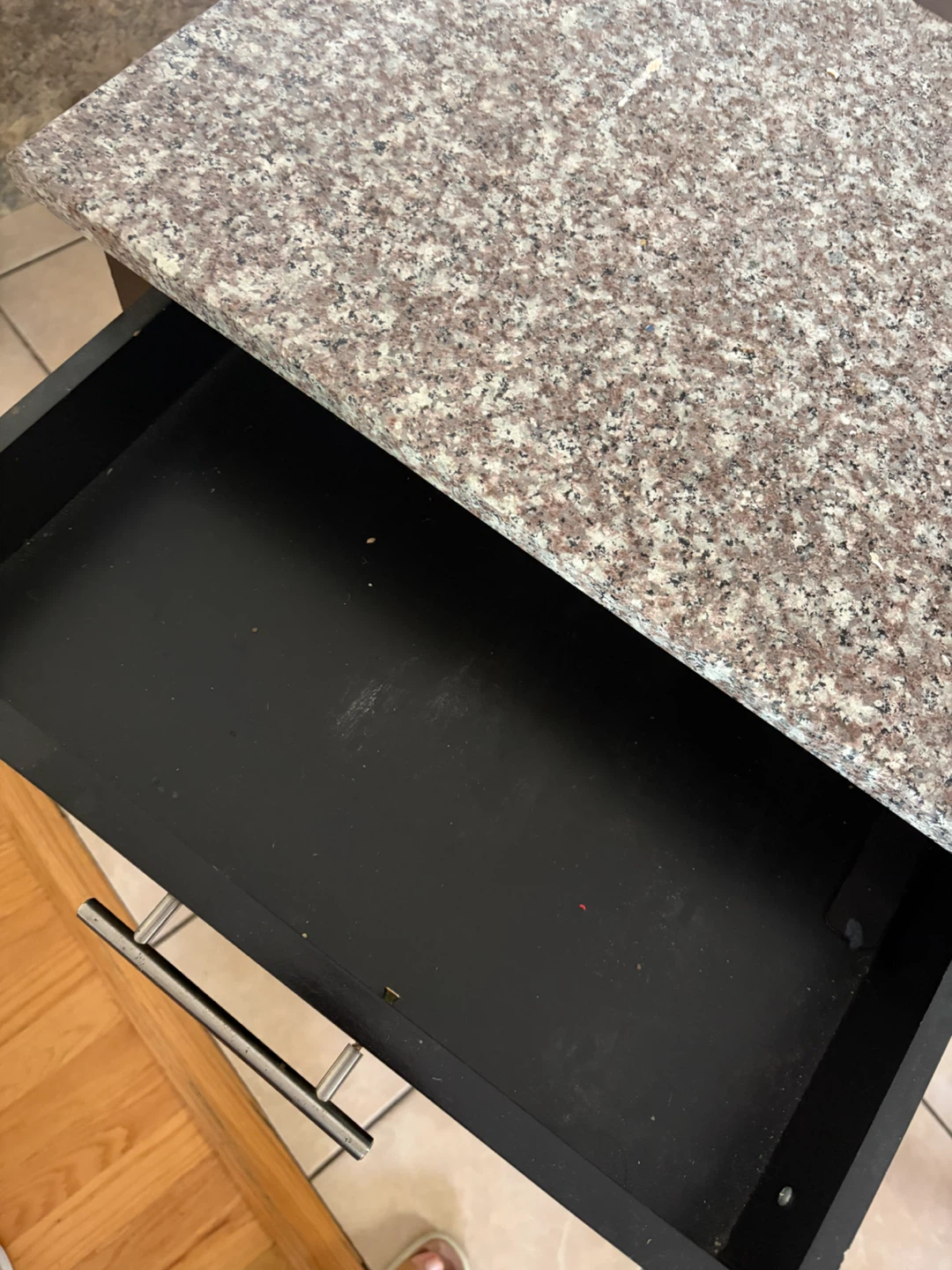 Kitchen Cart with Granite Top - photo 3