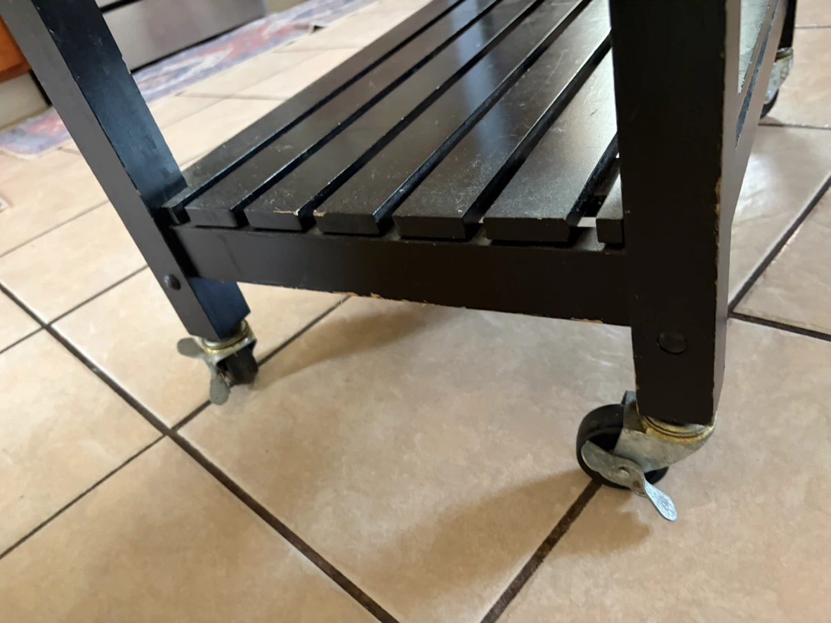 Kitchen Cart with Granite Top - photo 4