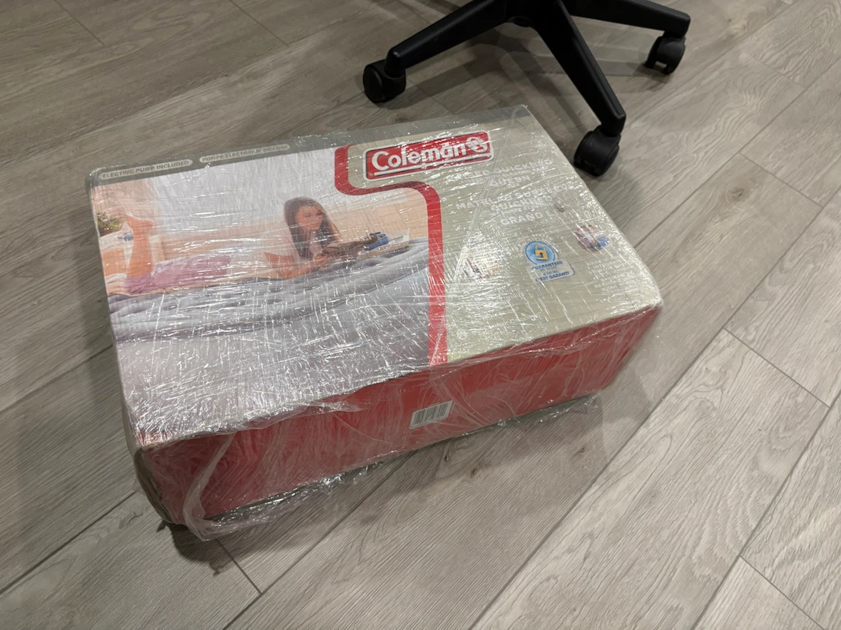 Coleman Queen Raised Quickbed Airbed with Electric Pump