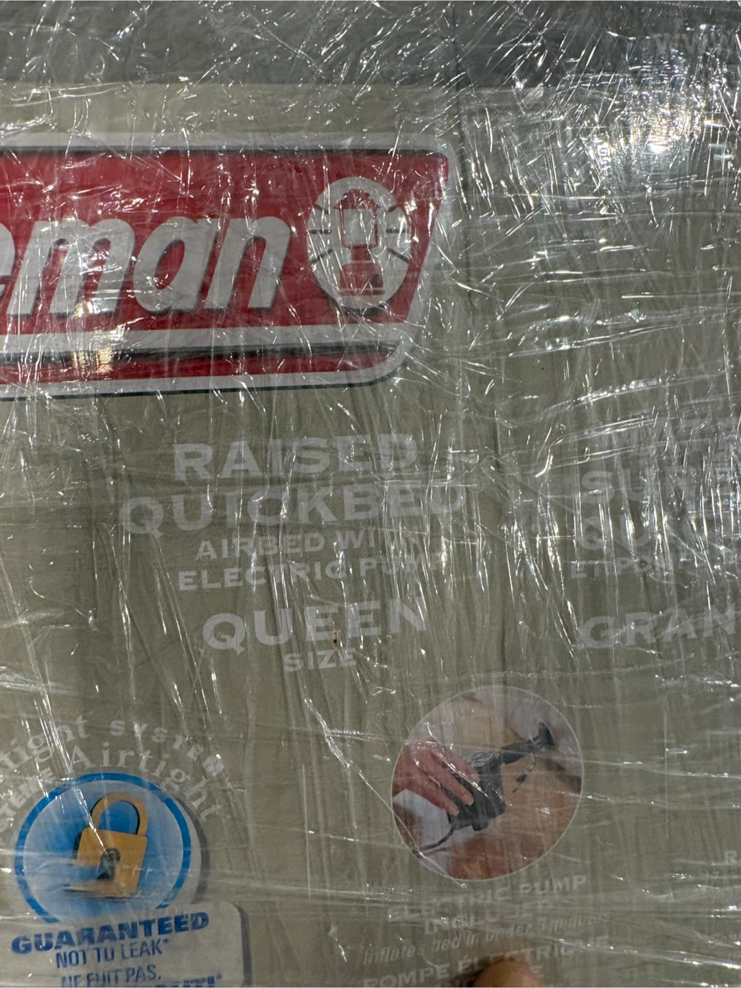 Coleman Queen Raised Quickbed Airbed with Electric Pump - photo 5