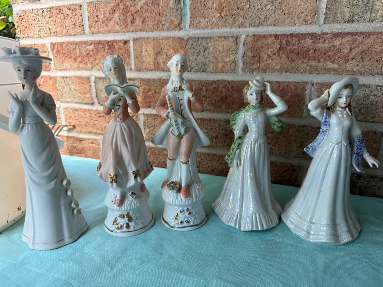 Set of 5 Porcelain Figurines