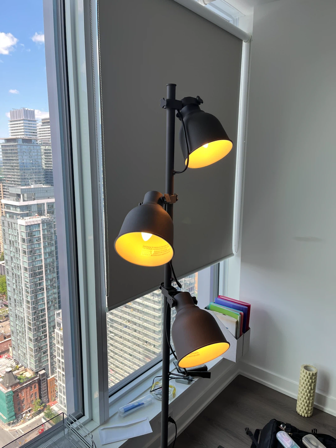 IKEA HEKTAR floor lamp with 3 spotlights - photo 2