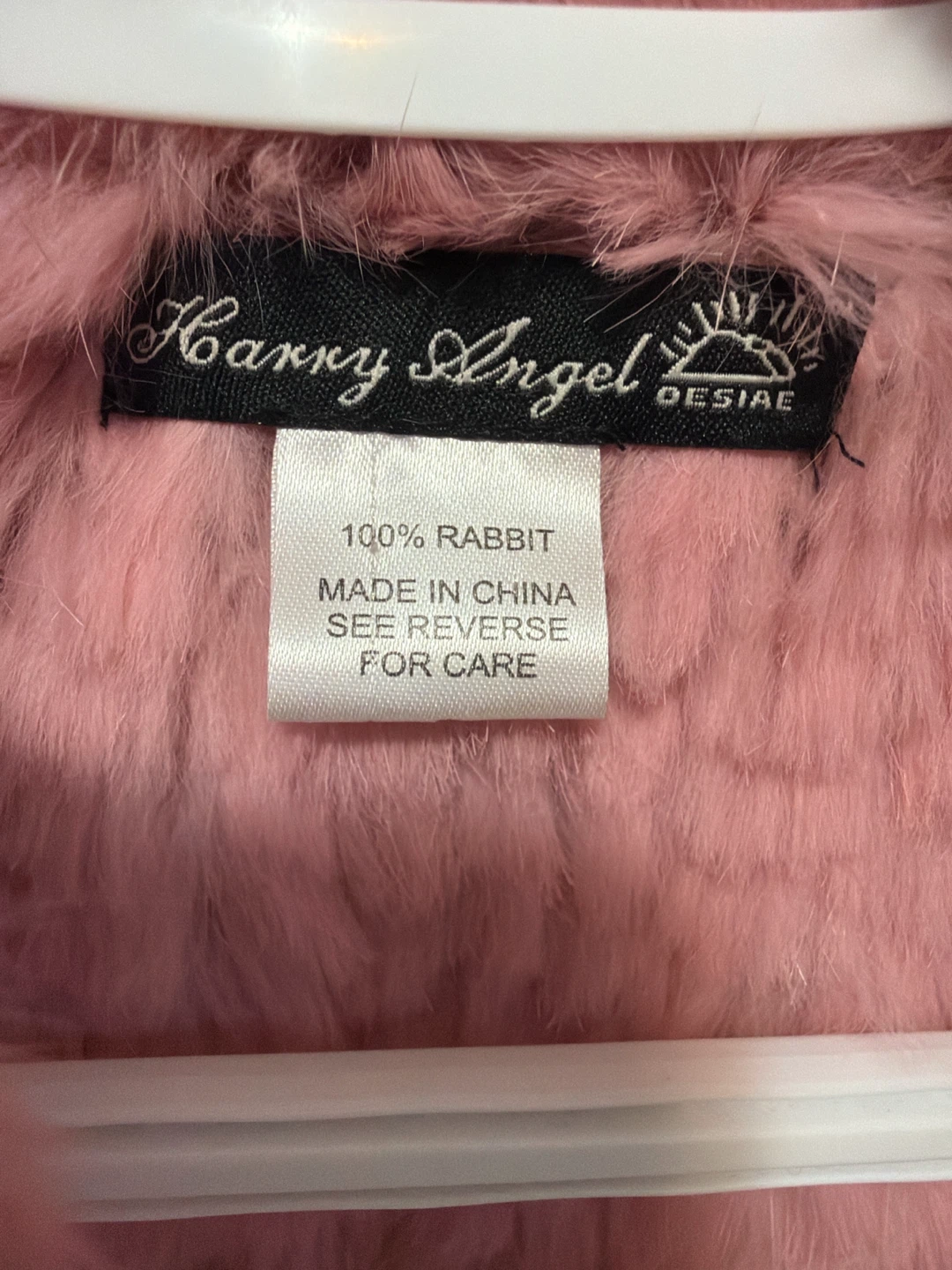 Harry Angel Pink Rabbit Fur Bolero - photo 5