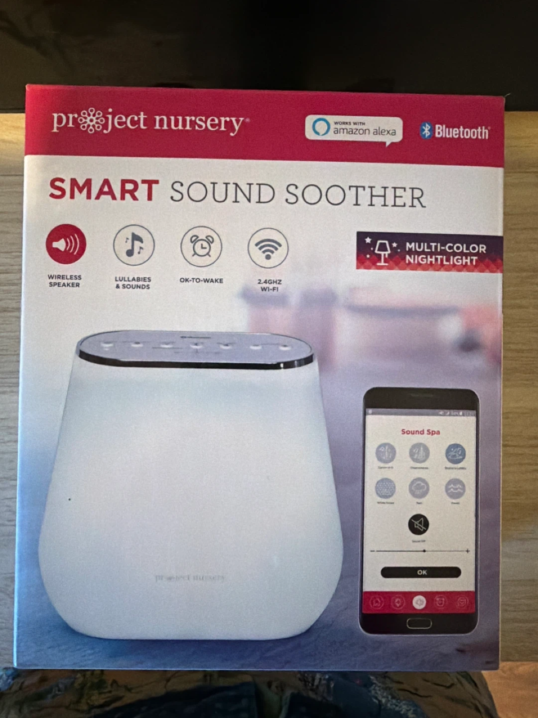 Project Nursery Smart Sound Soother with Nightlight