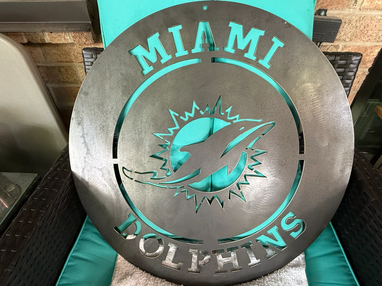 Miami Dolphins Metal Wall Art - photo 2