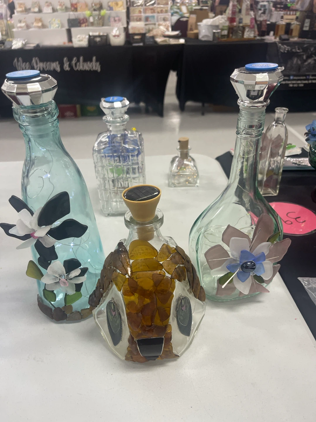Solar Sea Glass Bottle - photo 3