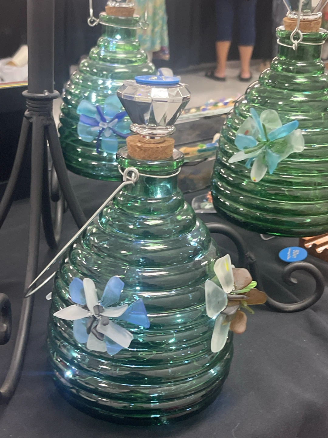 Solar Sea Glass Bottle - photo 4