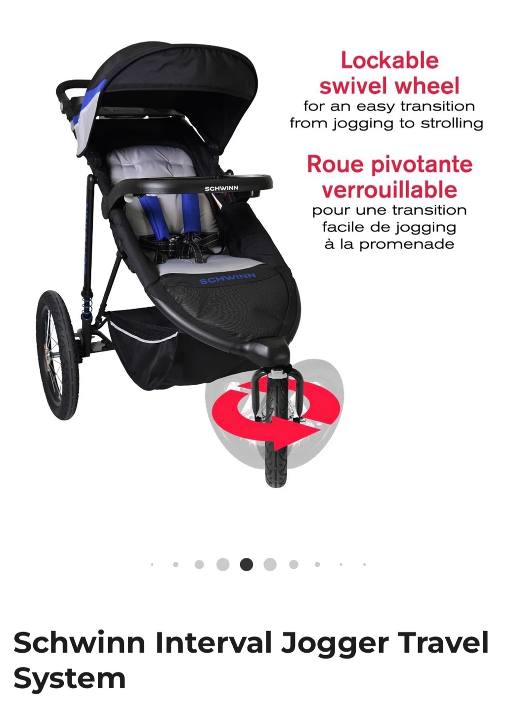 Schwinn Interval Jogger Travel System with Car Seat - photo 4