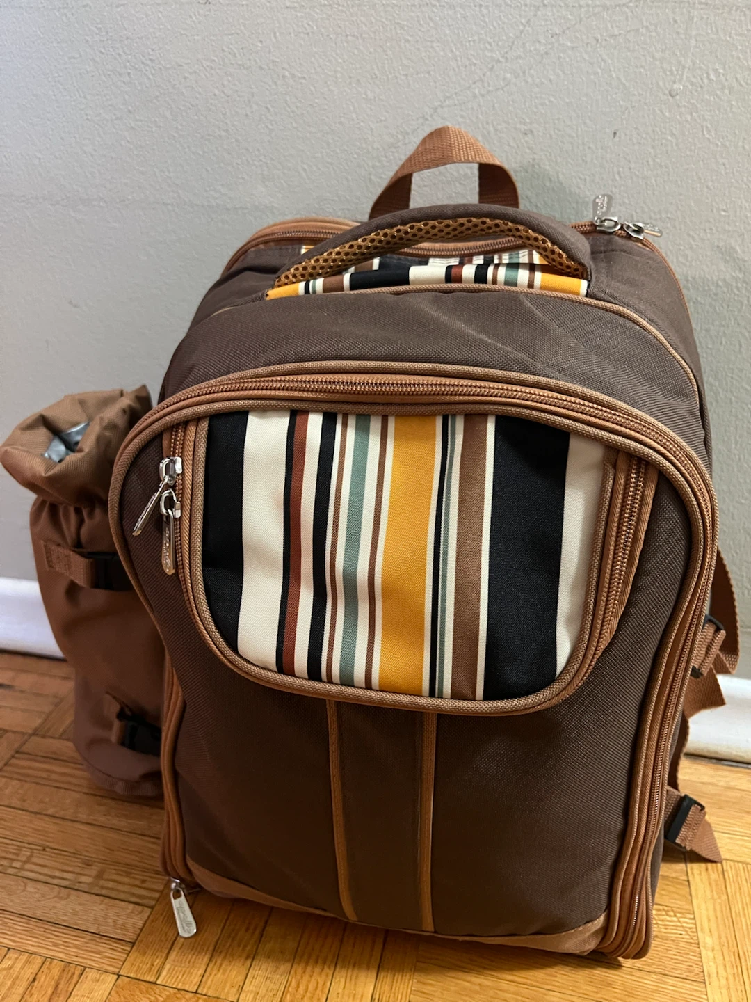 Brown Picnic Backpack Set