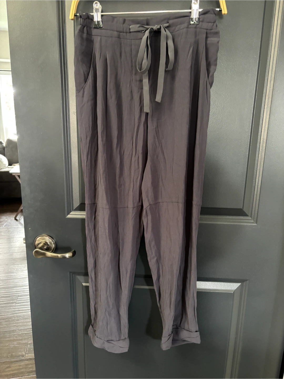 Wilfred Grey Linen Blend Pants XS