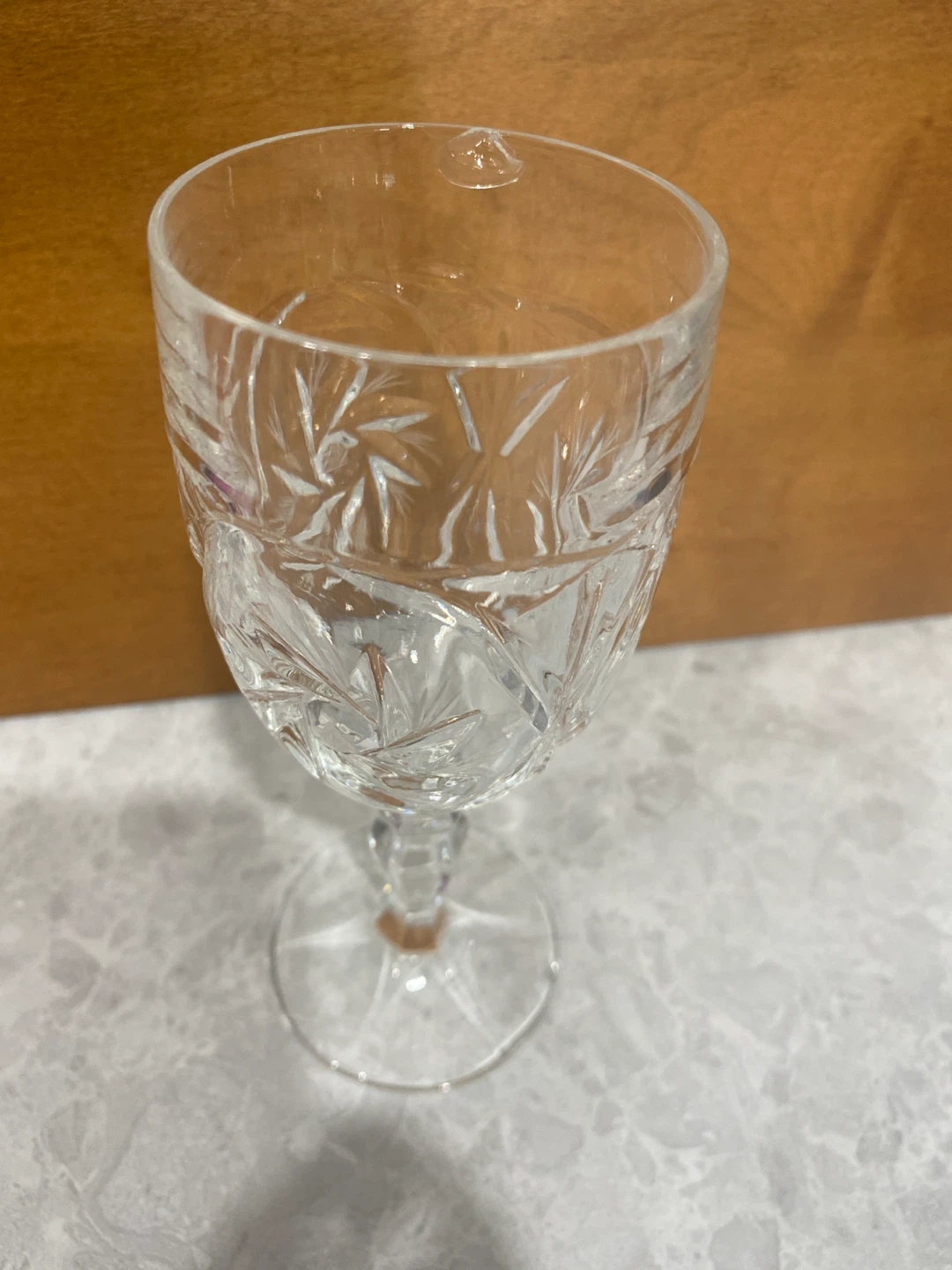 Set of 5 Crystal Wine Glasses - photo 2