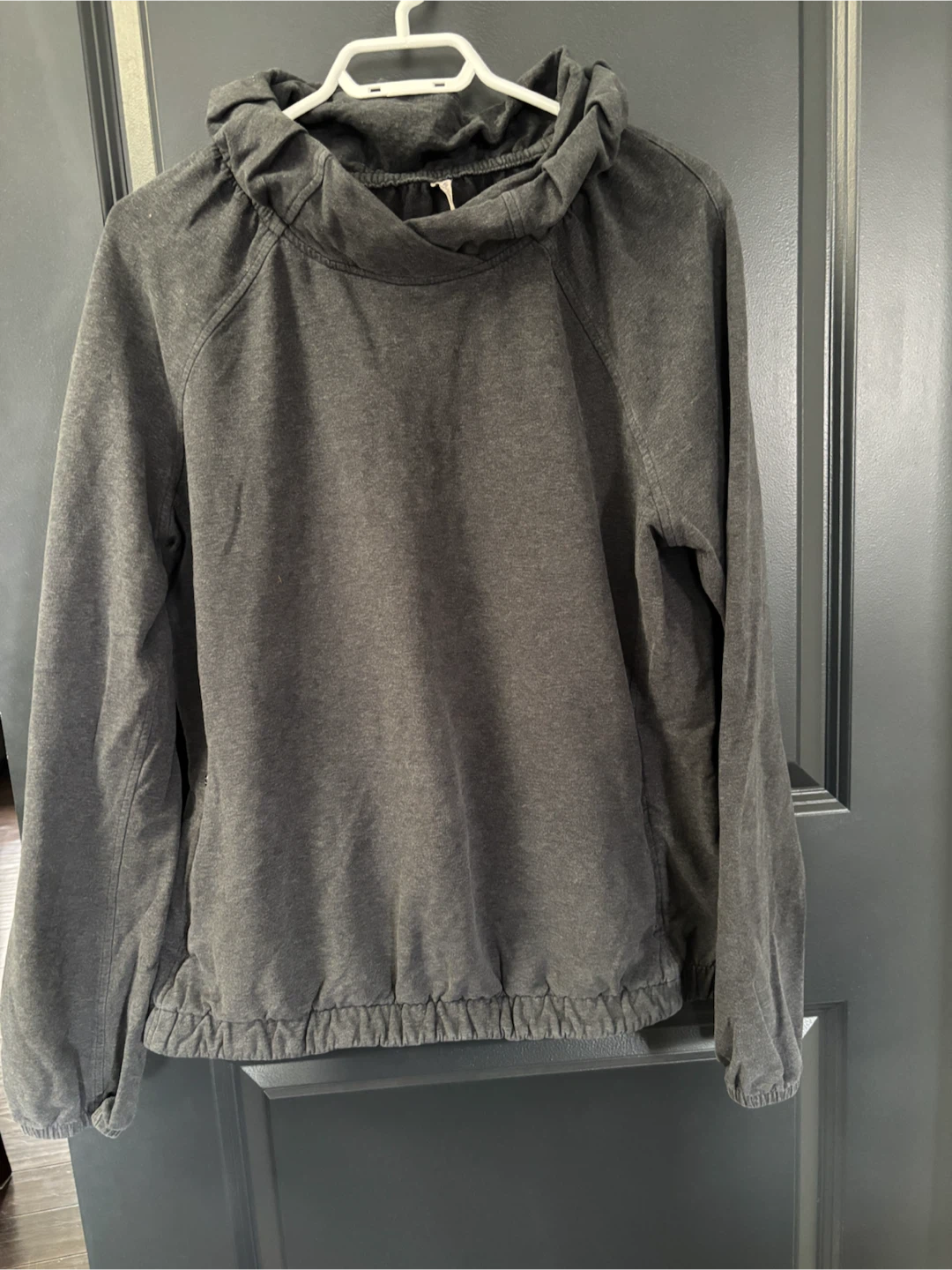 Lululemon Athletica Grey Fleece Pullover Hoodie