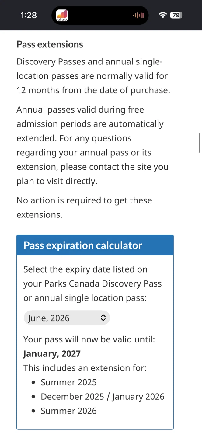 Parks Canada - Discovery Pass - photo 2