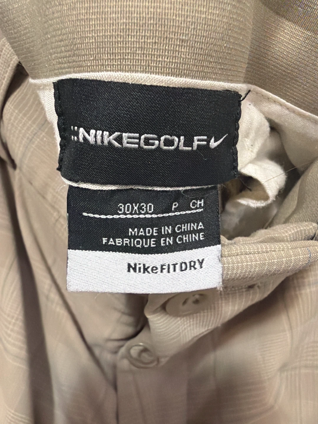 Nike Golf Plaid Chinos - Size 30x30 - photo 2
